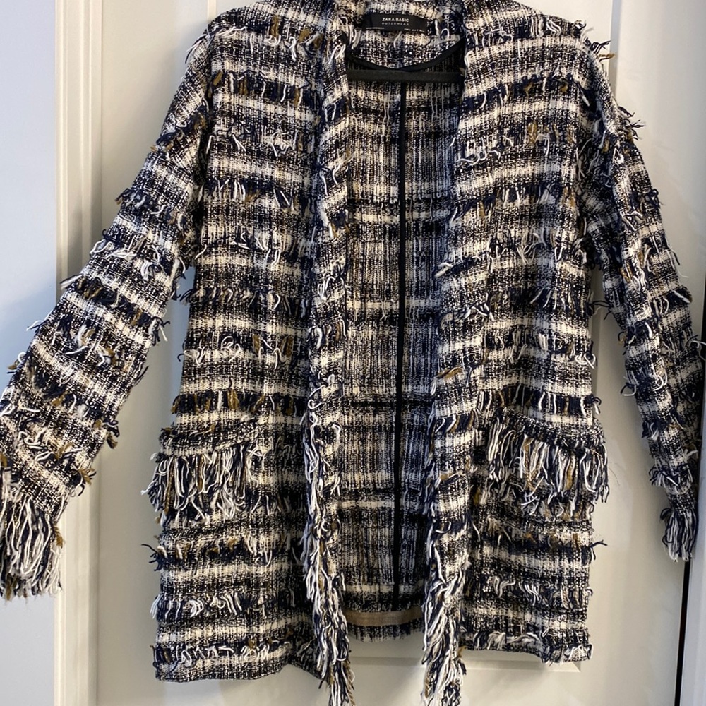 Zara Tweed Cardigan